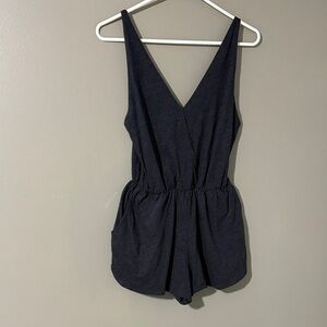 PINK Victoria's Secret Charcoal Jumpsuit